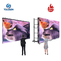 Écran LED 4K 8K facile d'entretien, haute fréquence de rafraîchissement, grand écran publicitaire intérieur, affichage LED extérieur à louer, mur vidéo multimédia