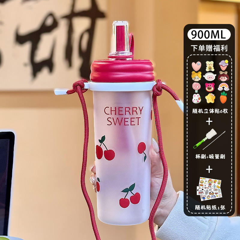 สติกเกอร์การ์ตูนเครื่องมือทำความสะอาด 3D สีแดง