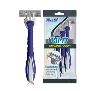 R3195 - Producto en Oferta, Maquinilla de <span class=keywords><strong>Afeitar</strong></span> Desechable para Hombre con 3 Cuchillas y Mango Largo - Product Image 3