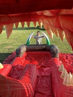 Maison de rebond de dinosaure personnalisé toboggan aquatique Combo videur gonflable commercial Double toboggan Piscine Air Jumper Jumping Castle