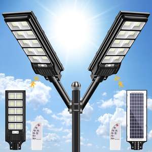 Wholesale China Manufacturers 1200W High Power Integrated ABS Waterproof Ip65 Led <b>Solar</b> Street <b>Light</b> with Sensor for Road - Product Image 1