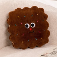Usine En Gros Doux Chocolat Biscuits Décor Oreiller Cookie En Forme D'oreiller Maison Canapé En Peluche Oreiller
