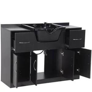 Armoire à shampoing rétro minimaliste, appareil de coiffure, serviette de <span class=keywords><strong>salon</strong></span>, double ouverture, rangement, armoire à shampoing ZY-SC001 - Product Image 2