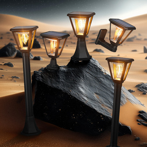 Luces Solares para Caminos de Jardín, Césped y Exteriores, Impermeables IP66, Lámpara de Pared LED con Energía <span class=keywords><strong>Solar</strong></span>, 150lm/W, 3W COB - Product Image 2