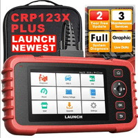 Launch X431 CRP123X PLUS Escáner de Diagnóstico Automotriz OBD II de Sistema Completo para el Mercado Internacional