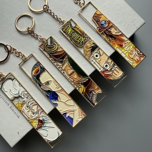 Llaveros de metal huecos con diseño de gato anime, recargables, bonitos, con bordado de <span class=keywords><strong>manga</strong></span>, estilo Jet, Feng Shui, de moda - Product Image 4