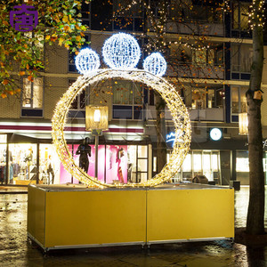Custom LED Christmas Ring Archway Display for Shopping Malls, Resorts and Large Outdoor Lighting Projects - Product Image 5