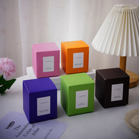 Bougie en cire de soja en forme de branche d'arbre personnalisée, cadeau de Noël, pot en verre, fabrication artisanale, écologique, brûle de 12 à 24 heures, boîte cadeau