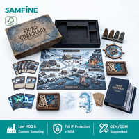 Cartes de personnages LARP avec kits de racontage d'histoires, finitions brutes éco-luxe prêtes pour l'EUDR, pour une histoire immersive, style valise