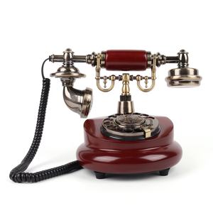 <span class=keywords><strong>โทรศัพท์</strong></span><span class=keywords><strong>แบบ</strong></span>มีสาย<span class=keywords><strong>โบราณ</strong></span>ตกแต่งด้วยปุ่มกด<span class=keywords><strong>แบบ</strong></span><span class=keywords><strong>หมุน</strong></span>สไตล์เรโทร วินเทจ คลาสสิก ทำจากเรซิ่น - Product Image 3