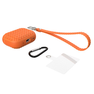 Funda Protectora de Silicona con Patrón Tejido Serie Z Compatible con Apple <span class=keywords><strong>AirPods</strong></span> 1/<span class=keywords><strong>2</strong></span>/3/4/Pro <span class=keywords><strong>2</strong></span>/Pro 3 - Product Image 2