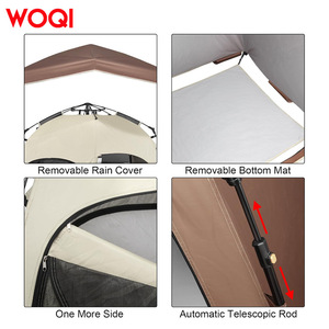 Tente de douche pliable Woqi 61x61x82.7 pouces, imperméable, pour l'extérieur, pour le camping, la douche et les toilettes - Product Image 4