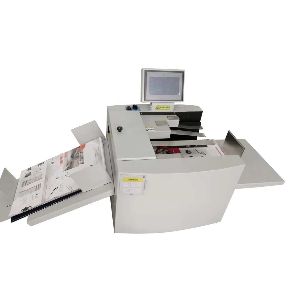 Automatische Digitale Papier Kreuken Machine En Perforeren Machine Diecutting Rillen Machine