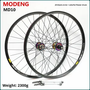 Precio Especial, Juego de Ruedas para Bicicleta de Montaña y Carretera XC, <span class=keywords><strong>26</strong></span>/27.5/29/700C Pulgadas, Freno de Disco, 6 Rodamientos, Buje de Aluminio Ligero MD10 - Product Image 6