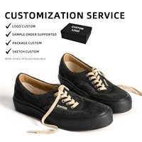 Chaussures de skate pour hommes personnalisées en gros, style Old Money, esthétique vintage, semelle épaisse, baskets décontractées pour la marche quotidienne en extérieur