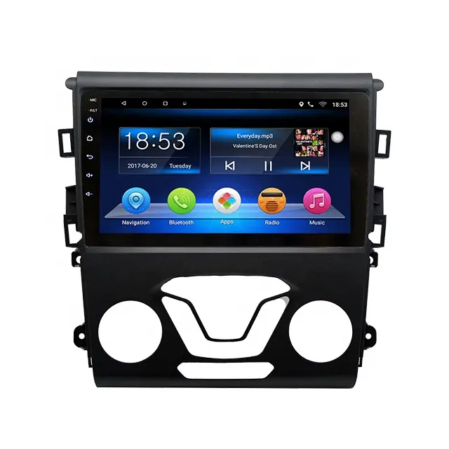 Auto Radio Wifi Netwerkverbinding Gps 9 Inch Auto Gps Navigatiesysteem Voor Ford Fusion Mondeo 2013