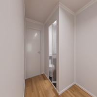 Maison préfabriquée modulaire en acier - Mini-maison mobile avec salon pour bureau, entrepôt, atelier ou usage de type « granny flat »