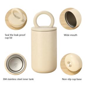 Mug de voyage isotherme en acier inoxydable à double paroi avec anse, 500 ml, personnalisable, maintien au chaud/froid 6-12 heures - Product Image 5