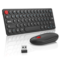 OEM özelleştirilmiş ince Mini bilgisayar oyun klavyesi ve fare combo kablosuz fare ve klavye ergonomik klavye ve fare seti