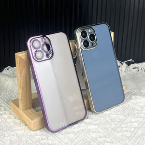 OEM /ODM-funda trasera transparente para teléfono, carcasa de color galvanizado para ipnon 11 <span class=keywords><strong>12</strong></span> 13 14 <span class=keywords><strong>pro</strong></span> <span class=keywords><strong>max</strong></span> - Product Image 3