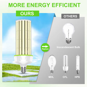 Bombilla LED tipo maíz equivalente a 1000W, 300W, base E39 Mogul, 42000 lúmenes, reemplazo para halógenas metálicas/HID/HPS, 5000K, para almacenes y fábricas - Product Image 4