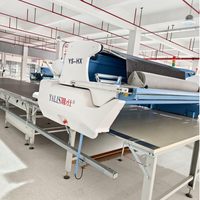 Machine de découpe de tissus intelligente pour l'Internet des objets, équipement de pose intelligent PLC pour ligne de production de vêtements automatisée