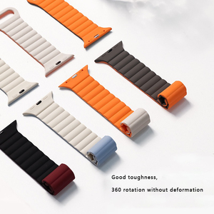 Bracelet de montre intelligente réglable bicolore en silicone sport avec boucle magnétique pour <span class=keywords><strong>Apple</strong></span> IWatch - Product Image 5