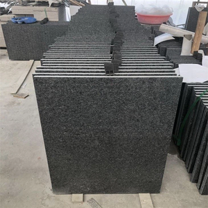 אבן בוטונים אבן טבעית מודרנית מלוטשת אישית גרניט לוחות מטבח דלפק מחיר עליון גרניט אנגולה שחור - Product Image 3