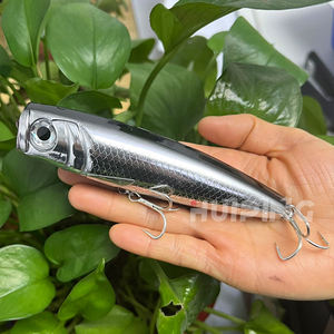 เหยื่อปลอมแบบป๊อปเปอร์ขนาดใหญ่ 13 ซม. น้ำหนัก 60 กรัม เหยื่อแข็งพลาสติกสำหรับตกป<span class=keywords><strong>ล</strong></span>าทะเ<span class=keywords><strong>ล</strong></span> เหยื่อตกปลาแบบทรอล<span class=keywords><strong>ล</strong></span>ิ่ง เหยื่อปลอมแบบป๊อปเปอร์สำหรับตกปลาผิวน้ำ - Product Image 5