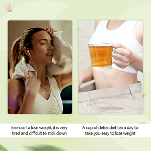 Thé de perte de poids bio 28 jours Detox Thé de sommeil mince à base de plantes <span class=keywords><strong>pour</strong></span> adultes dans un emballage en boîte - Product Image 3