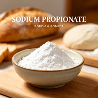 Poudre de propionate de sodium en vrac de l'usine chinoise, pureté 99%, E281, conservateur antifongique, sac de 25 kg, certifié casher et halal, pour l'alimentation humaine et animale