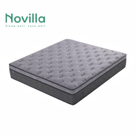 Matelas Orthopédique de Luxe SNM2605, Meilleure Vente, Noir, 30 cm, avec Surmatelas Euro Top Moelleux, Tailles Twin, Full, Queen, King
