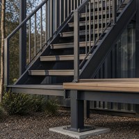 Maison conteneur contemporaine en structure acier pour villas de villégiature, chalets d'hôtes et usage résidentiel
