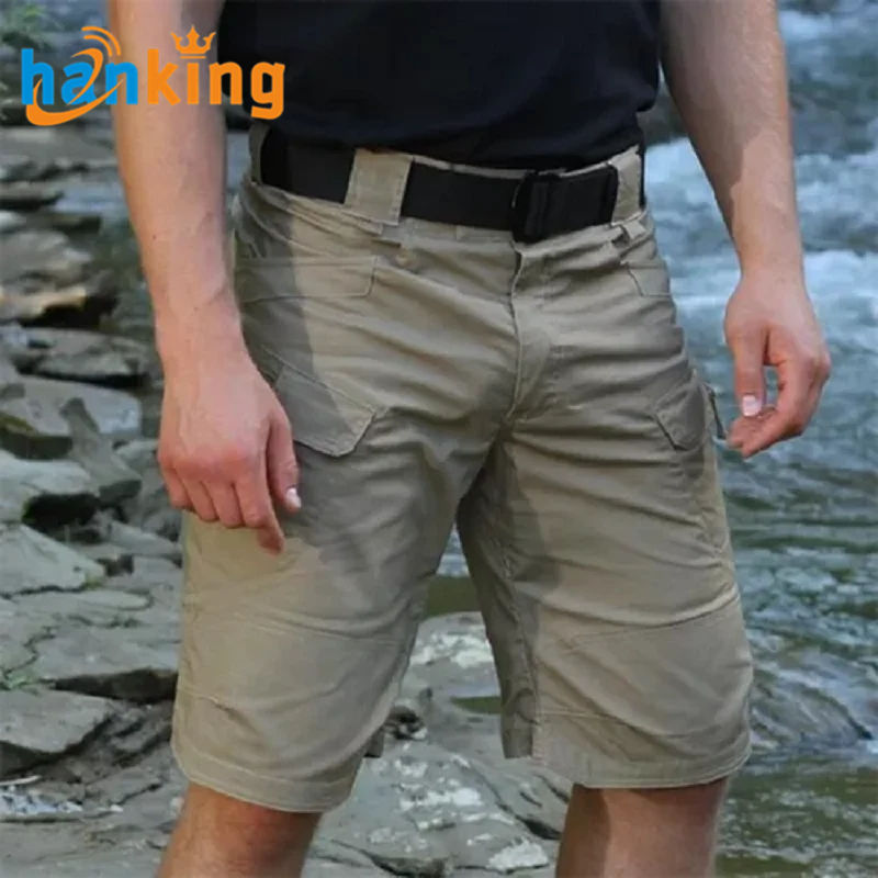 Short Cargo Pour Homme Avec Fermeture éclair Et Bouton, Plusieurs