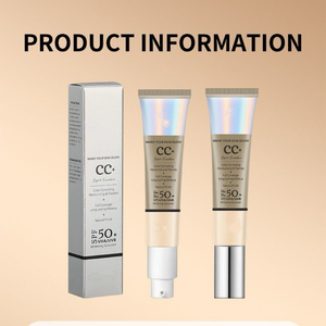 Crema <span class=keywords><strong>CC</strong></span> de Maquillaje de Larga Duración con FPS <span class=keywords><strong>50</strong></span>+ de Marca Privada, Resistente al Agua, Corrector Profesional, Blanqueador, Iluminador del Tono de Piel, Aclarante Químico - Product Image 2