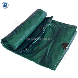 Bâche utilitaire plate <span class=keywords><strong>pour</strong></span> <span class=keywords><strong>remorque</strong></span>/camion en PVC enduit de 18 oz, fabrication leader en Chine, imperméable, protection extérieure, anti-UV - Product Image 4