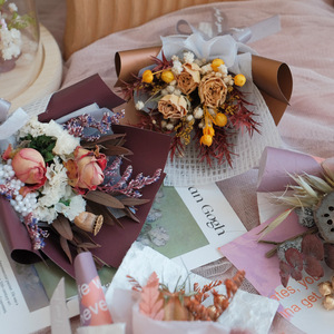 Mini Ramo <span class=keywords><strong>de</strong></span> Flores Secas Hecho a Mano, Ramo Pequeño <span class=keywords><strong>de</strong></span> Flores Secas Naturales Preservadas <span class=keywords><strong>para</strong></span> Regalo, Decoración del Hogar, Recuerdo <span class=keywords><strong>de</strong></span> Boda - Product Image 4