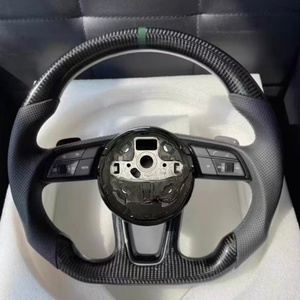 Volante de Fibra de Carbono Personalizado para <span class=keywords><strong>Audi</strong></span> B9 S4 S5 S6 S7 S8 A1 A3 A4 A5 <span class=keywords><strong>A6</strong></span> A7 B8.5 B8 R8 TT TTRS TTS R8 Q5 Q7 - Product Image 6
