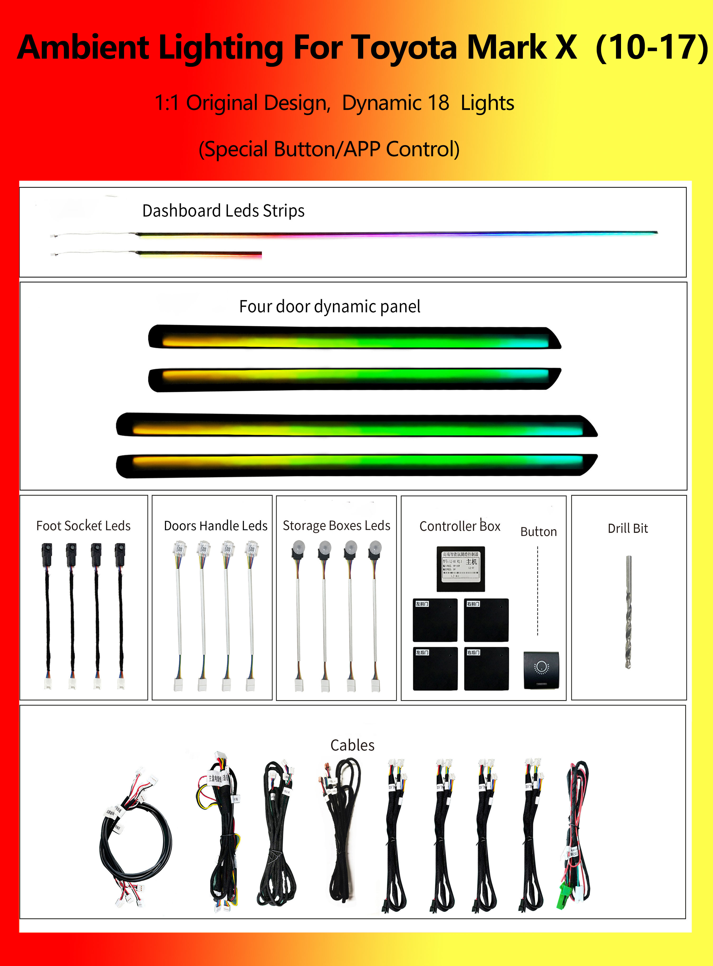 Toyota Mark X Dynamic 18 Feux