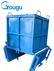 Contenitore a Rotelle Pieghevole a 3 Lati Versatile per Distribuzione al Dettaglio e Stoccaggio - Product Image 1