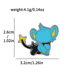 เข็มกลัดโลหะรูปตัวการ์ตูนเอลฟ์ทำจากโลหะสินค้าใหม่ออกแบบได้ตามต้องการอุปกรณ์เสริมขาเคลือบแบบนิ่ม - Product Image 6