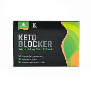 แคปซูลสารสกัดถั่วขาว Keto Blocker 10 เม็ด อาหารเสริมควบคุมน้ำหนักสำหรับผู้ใหญ่ที่มีคาร์โบไฮเดรตต่ำ - Product Image 3