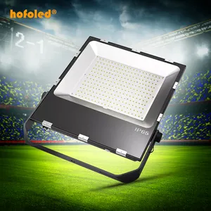 AC100-277V Chiếu Sáng Sân Tennis Sân Vận Động Bóng Đá Chuyên Nghiệp Chống Nước IP65 Bằng Nhôm Đúc Đèn Pha LED 200W 300W