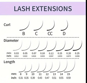 Extensiones de Pestañas de Cachemira Profesionales Hechas a Mano de 5-25 mm, Super Oscuro Negro, Rizo Estable y Consistente - Product Image 4