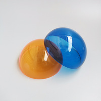 Abat-jour en acrylique, matériau de construction en plastique, couvercle de lampe en acrylique transparent personnalisé pour luminaire