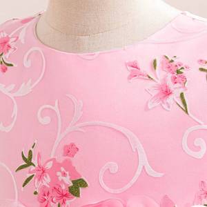 Vestido de lujo con estampado floral para niña, tutú de malla abullonado, vestido de princesa para niñas mayores, ideal para bodas, fiestas, actuaciones escénicas y disfraces. - Product Image 3