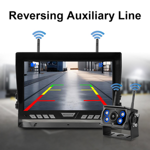 Système de caméra de recul sans fil 10,1 pouces 1CH 2CH 4CH avec moniteur DVR pour voiture et système d'assistance au stationnement avec vision nocturne infrarouge - Product Image 6