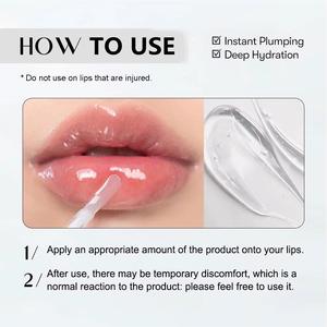 Brillo Labial Vegano con Ácido Hialurónico, Sin Logotipo, Etiqueta Privada Personalizada, <span class=keywords><strong>Precio</strong></span> al por Mayor - Product Image 5