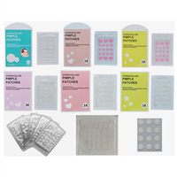 Chaud coloré étoile coeur papillon fleur hydrocolloïde bouton patchs Spot acné traitement tampons pour les taches d'acné
