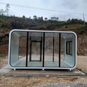 2025 siêu đơn giản di chuyển Modular Tiny nhà thông minh di động shein tàu không gian viên nang đúc sẵn táo <span class=keywords><strong>cabin</strong></span> cho USA - Product Image 1